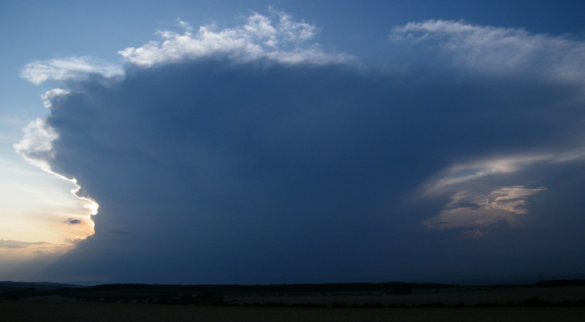 Bouřky 25. 8. 2009