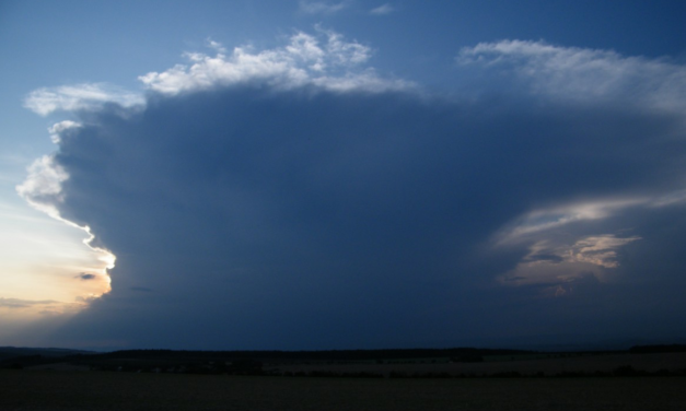 Bouřky 25. 8. 2009