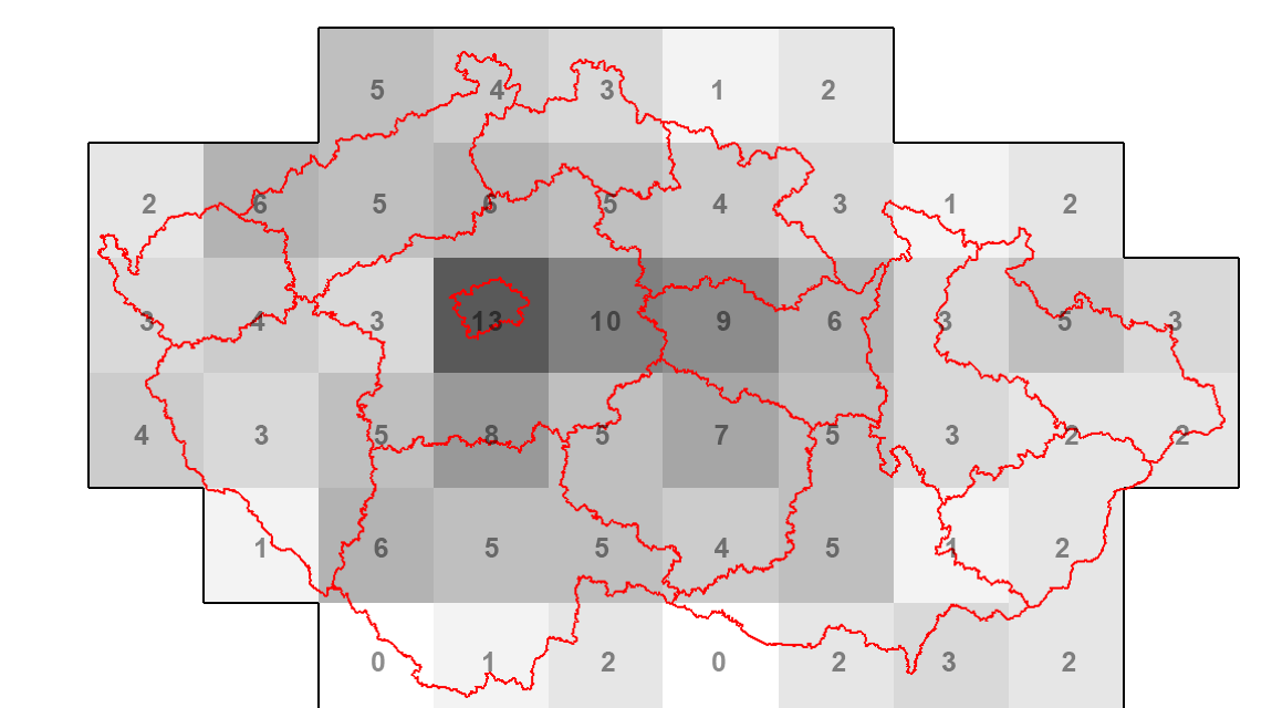 Předběžné vyhodnocení databáze supercelárních bouří