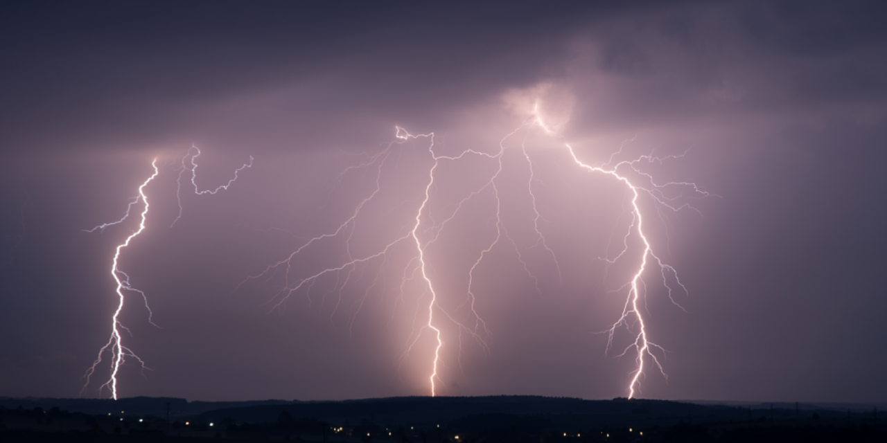 Noční bouřky 16. 6. 2017