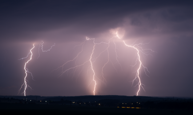 Noční bouřky 16. 6. 2017