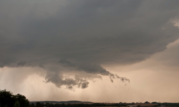 Bouřky na Moravě 10. 7. 2017