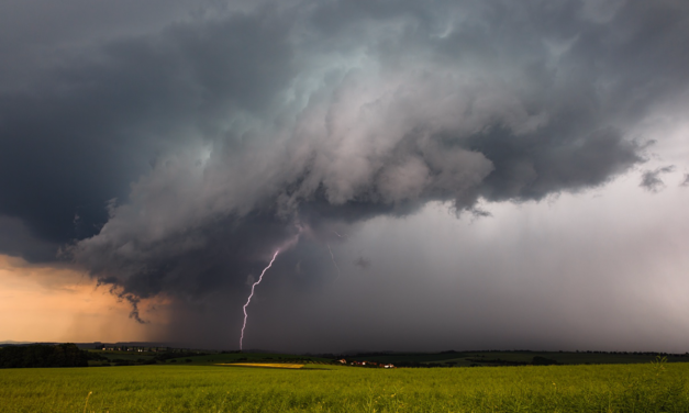 Silná bouřka 23. 5. 2018