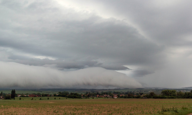 Pár arcusů během deštivo-bouřlivého odpoledne 24. 5. 2018