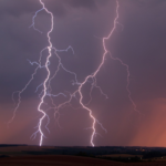 Bleskově aktivní bouřky 2. 8. 2018