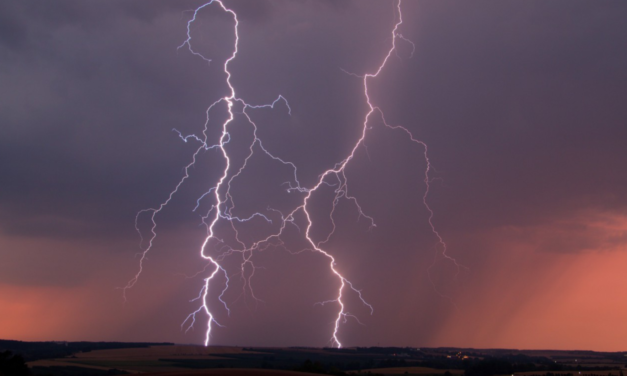 Bleskově aktivní bouřky 2. 8. 2018