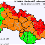 Předpověď nebezpečných jevů na 1.2.2012