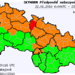 Předpověď nebezpečných jevů na 22.1.2010