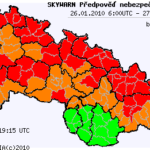 Předpověď nebezpečných jevů na 26.1.2010