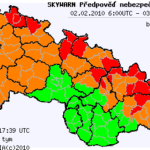 Předpověď nebezpečných jevů na 2.2.2010