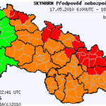 Předpověď nebezpečných jevů na 17.5.2010