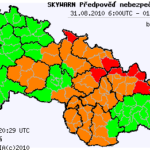 Předpověď nebezpečných jevů na 31.8.2010