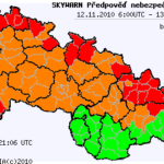 Předpověď nebezpečných jevů na 12.11.2010