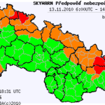 Předpověď nebezpečných jevů na 13.11.2010