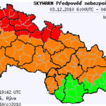 Aktualizace předpovědi nebezpečných jevů na 3.12.2010