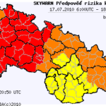 Předpověď konvektivních bouří na 17.7.2010