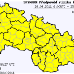 Předpověď konvektivních bouří na 24.4.2011