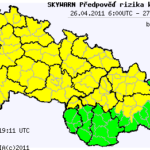 Předpověď konvektivních bouří na 26.4.2011