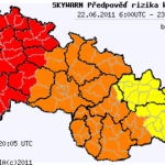 Předpověď konvektivních bouří na 22.6.2011