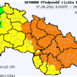 Předpověď konvektivních bouří na 7.8.2011