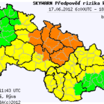 Předpověď konvektivních bouří na 17.6.2012