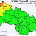 Předběžná předpověď konvektivních bouří na 26.3.2010