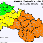 Předpověď konvektivních bouří na 11.7.2012