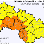 Předpověď konvektivních bouří na 15.7.2010